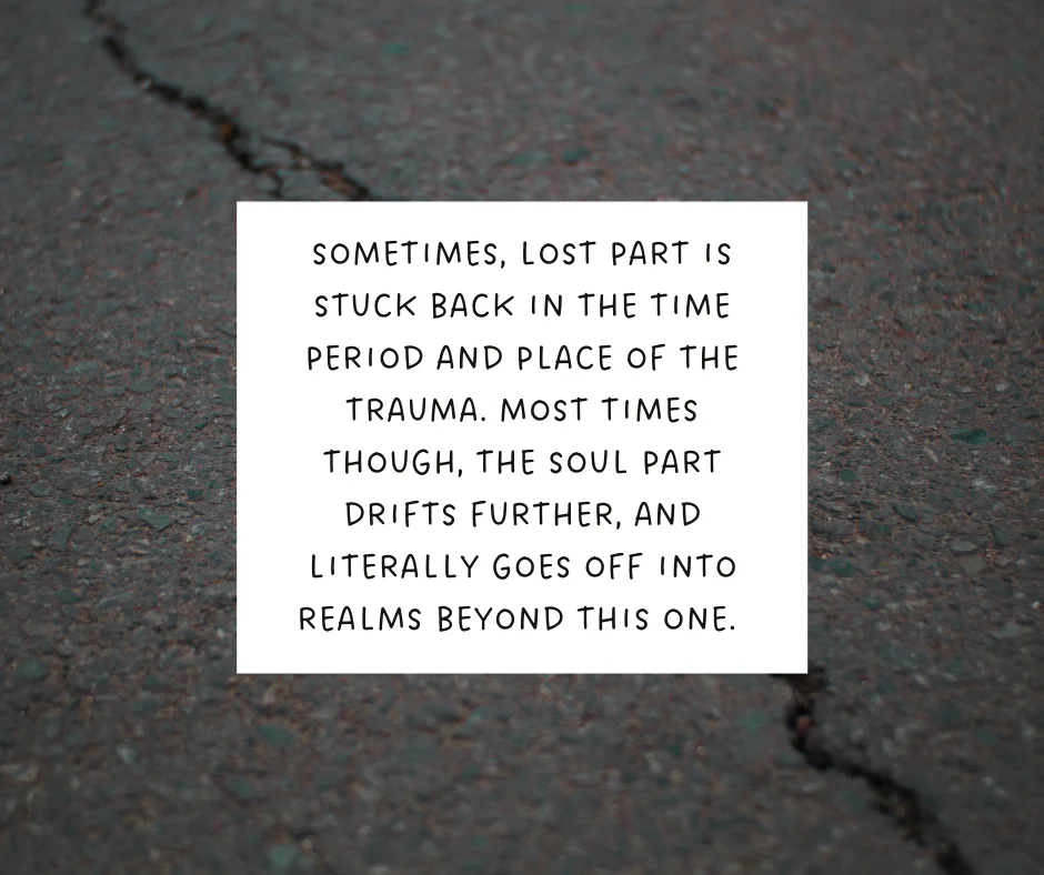 stuck in time and place of trauma